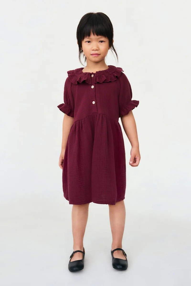 H&M Cotton muslin dress